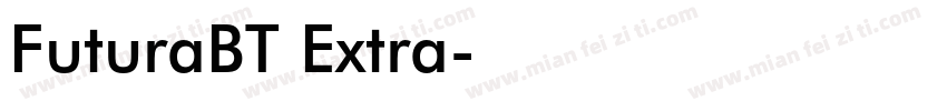 FuturaBT Extra字体转换